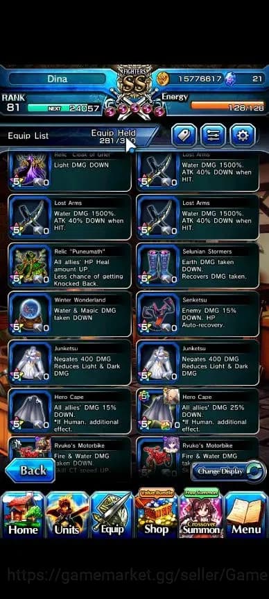 Grand Summoners Accounts Global|Rank 81|20 Ascend+4 TW|[Roy,Saitama,Kamijo, image 13