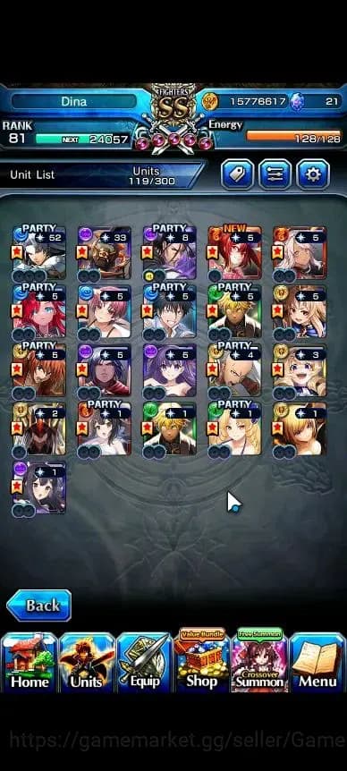 Grand Summoners Accounts Global|Rank 81|20 Ascend+4 TW|[Roy,Saitama,Kamijo, image 4