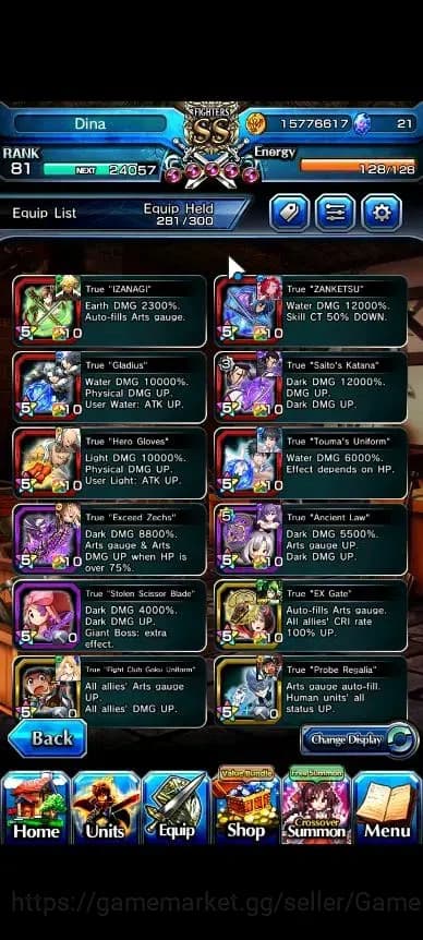 Grand Summoners Accounts Global|Rank 81|20 Ascend+4 TW|[Roy,Saitama,Kamijo, image 5