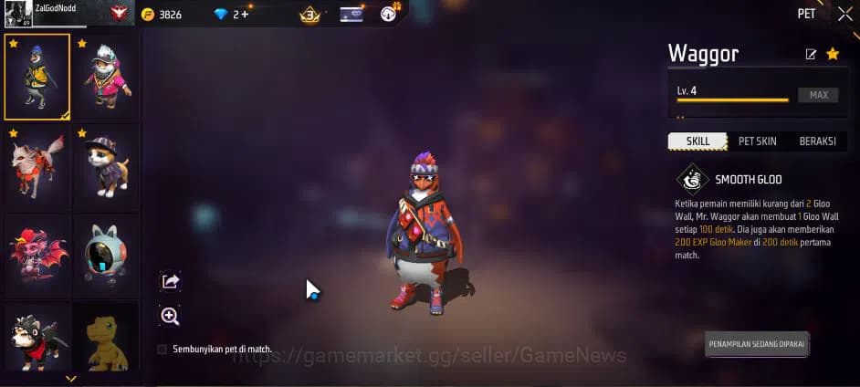 Free Fire Accounts Indonesia|M1887 Mamba GNAW|Parafal Lore Cyclone Lv image 2