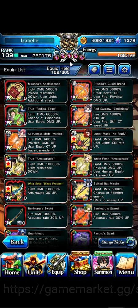 Grand Summoners Accounts Global|Rank 109|1,2k cc|17 Ascend+9 TW|[Inumuta,Fe image 10