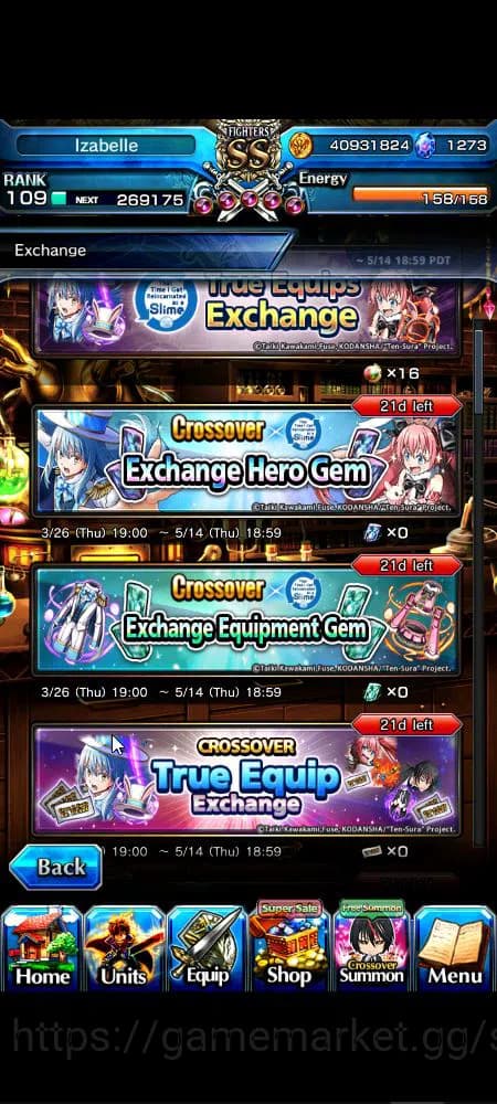 Grand Summoners Accounts Global|Rank 109|1,2k cc|17 Ascend+9 TW|[Inumuta,Fe image 13