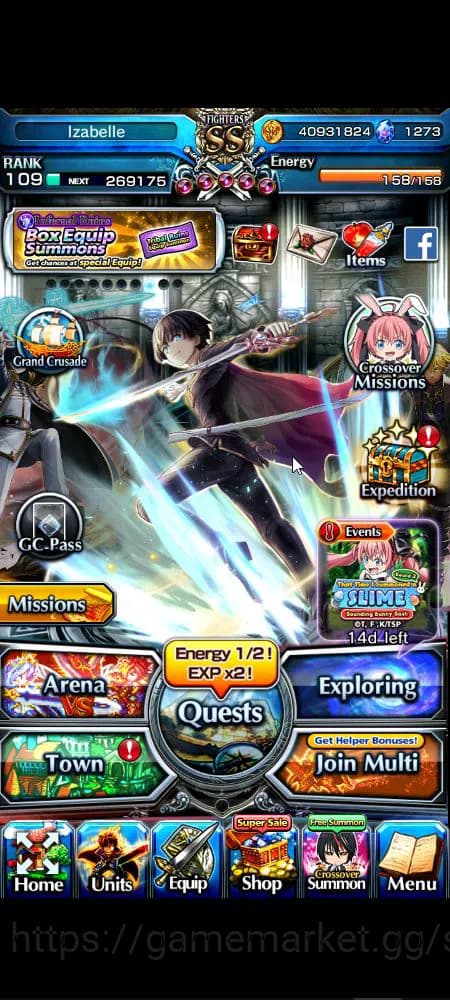 Grand Summoners Accounts Global|Rank 109|1,2k cc|17 Ascend+9 TW|[Inumuta,Fe image 16