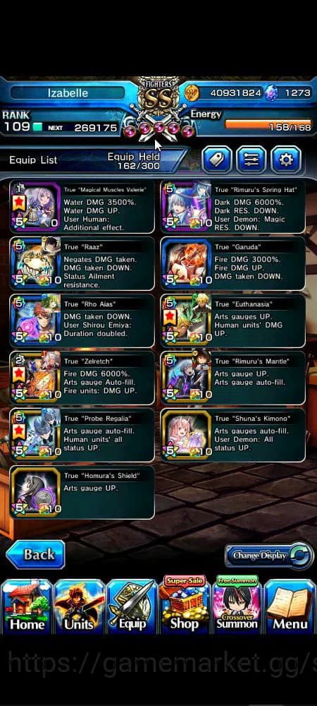 Grand Summoners Accounts Global|Rank 109|1,2k cc|17 Ascend+9 TW|[Inumuta,Fe image 18