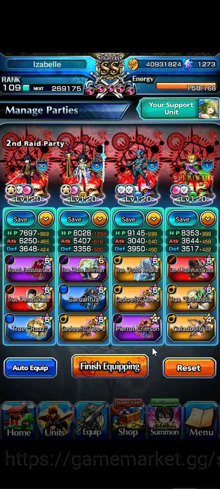 Grand Summoners Accounts Global|Rank 109|1,2k cc|17 Ascend+9 TW|[Inumuta,Fe image 20