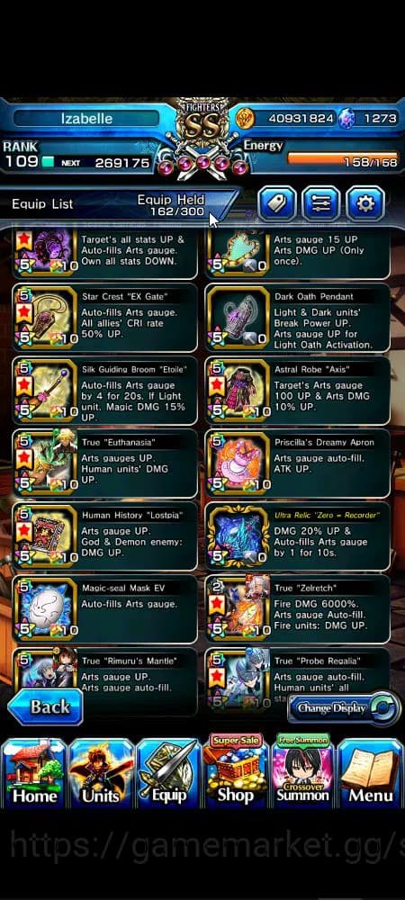 Grand Summoners Accounts Global|Rank 109|1,2k cc|17 Ascend+9 TW|[Inumuta,Fe image 3