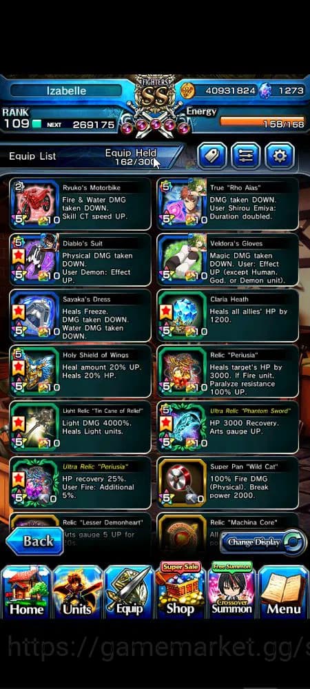 Grand Summoners Accounts Global|Rank 109|1,2k cc|17 Ascend+9 TW|[Inumuta,Fe image 5