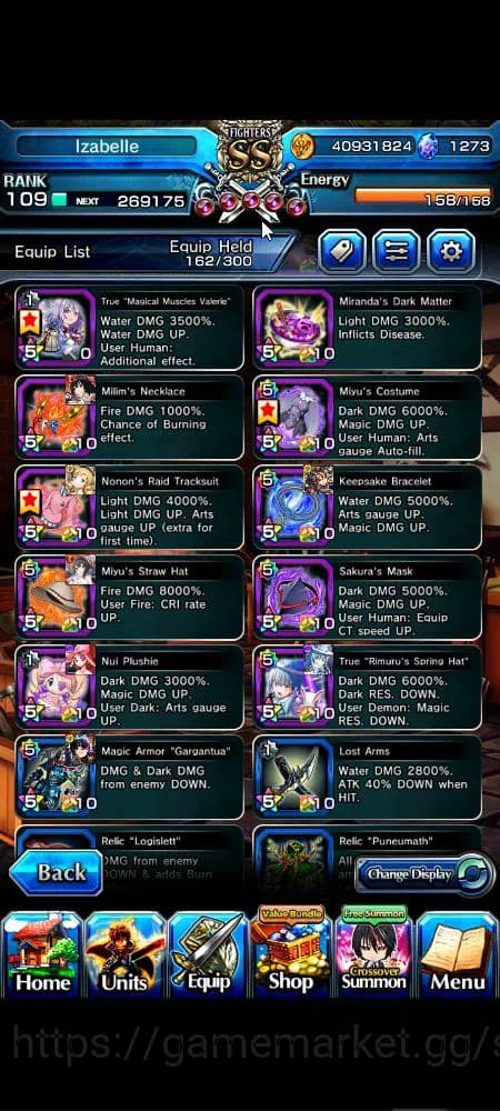 Grand Summoners Accounts Global|Rank 109|1,2k cc|17 Ascend+9 TW|[Inumuta,Fe image 7