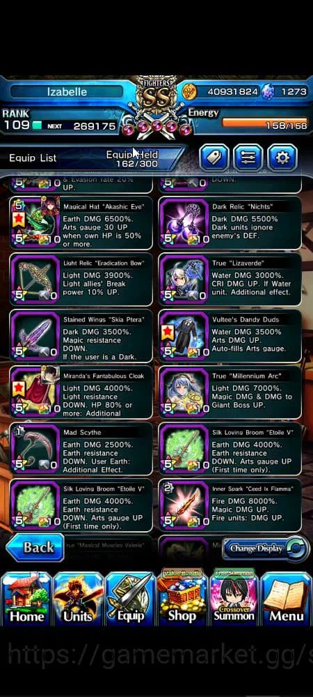 Grand Summoners Accounts Global|Rank 109|1,2k cc|17 Ascend+9 TW|[Inumuta,Fe image 8