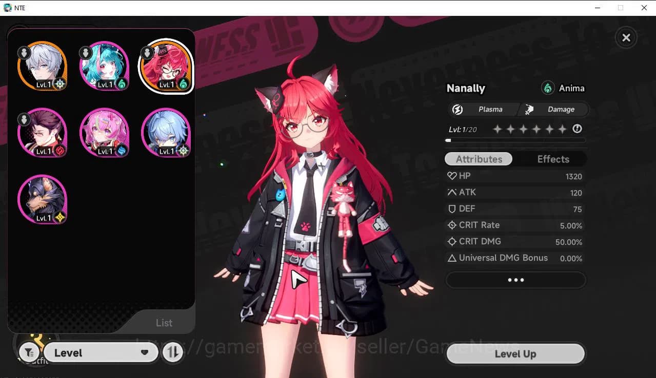 Neverness to Everness Accounts GLOBAL NA|HL 3| 1 SSR (Nanally)| 5 SR (MintA1,Edga image 1