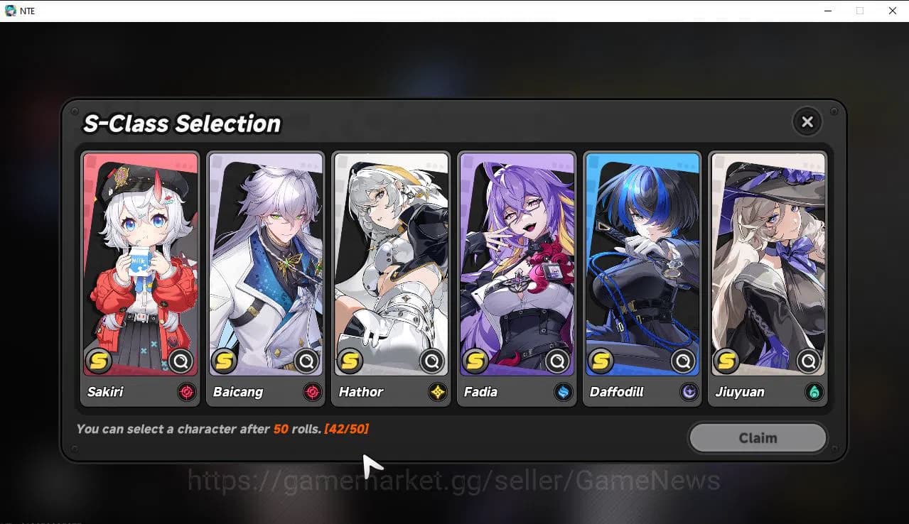 Neverness to Everness Accounts GLOBAL NA|HL 3| 1 SSR (Nanally)| 5 SR (MintA1,Edga image 14