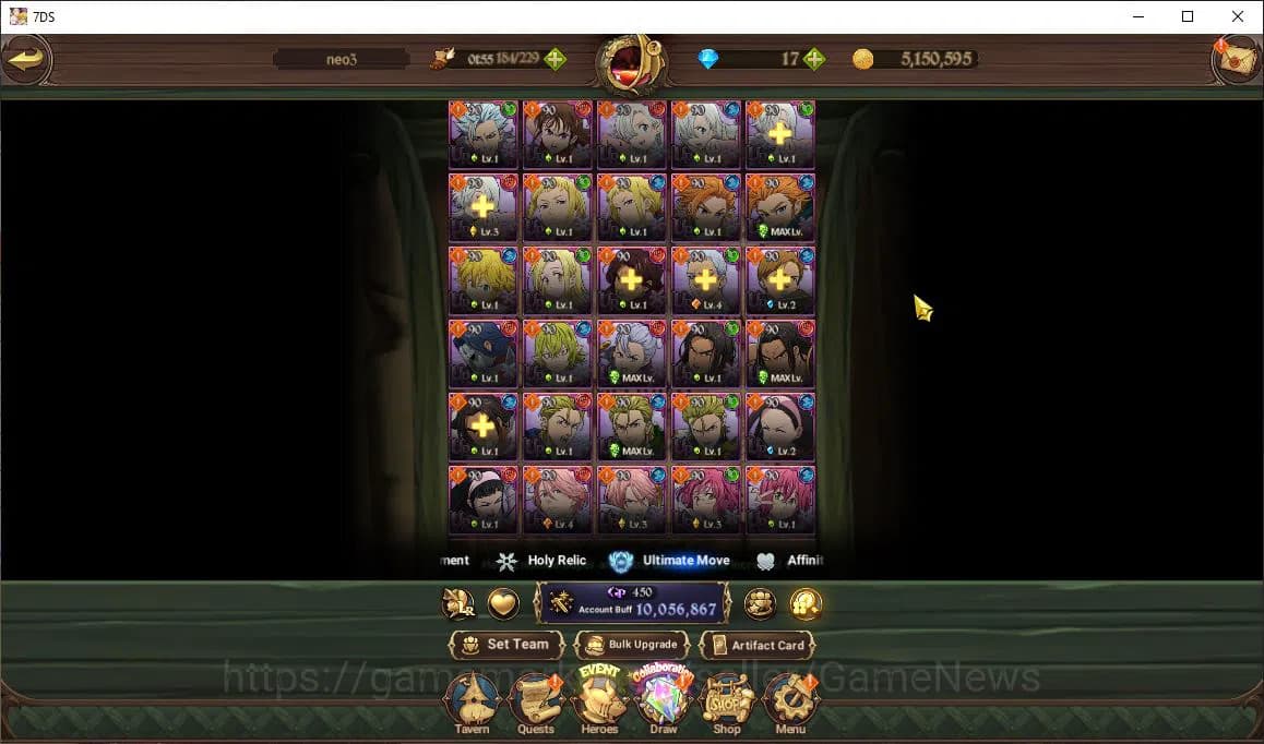 The Seven Deadly Sins: Grand Cross Accounts Asia|10 M CC|111 Ls|10 LR+8 UR+Many Collab|Roxy,Go image 14