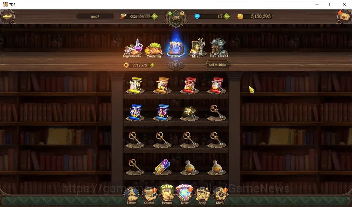 The Seven Deadly Sins: Grand Cross Accounts Asia|10 M CC|111 Ls|10 LR+8 UR+Many Collab|Roxy,Go image 4