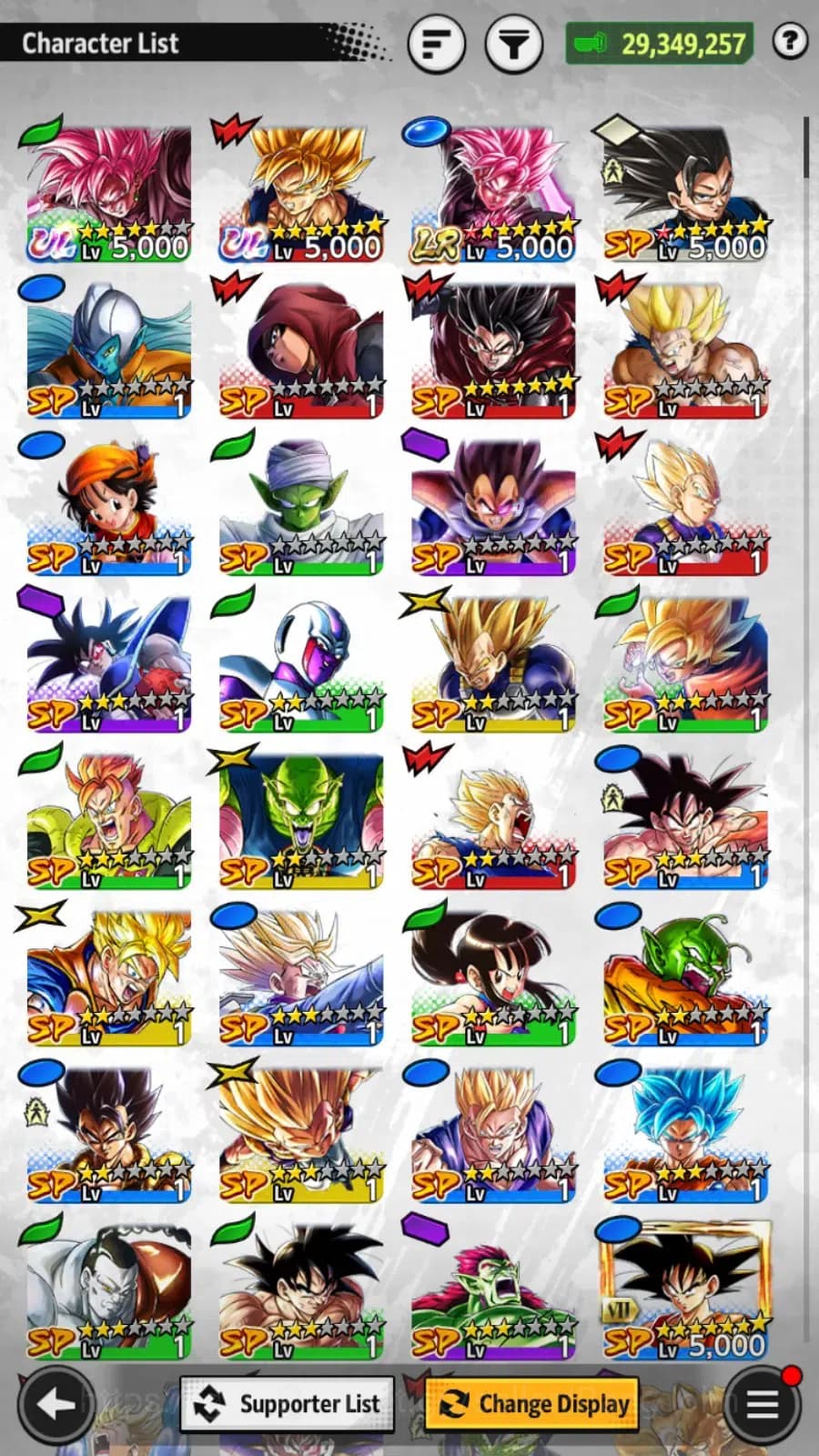 Dragon Ball Legends Accounts Android | Lvl 147|29M Total Power|35K CC|1 LR|2 UL image 6