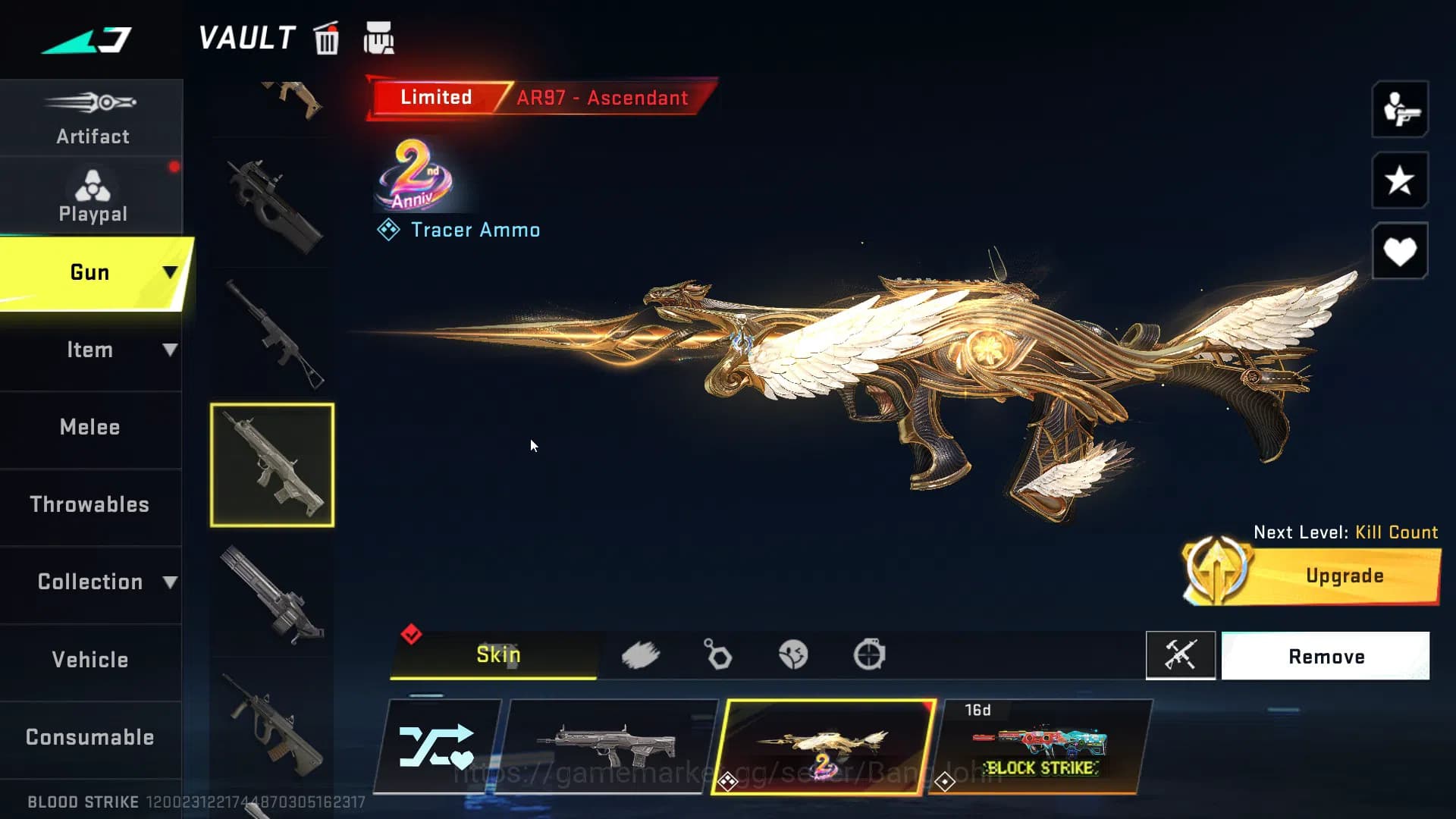 Blood Strike Accounts ASIA| ETERNAL Scorpious Voucher|7DS AK47,Kar98k,QB image 10