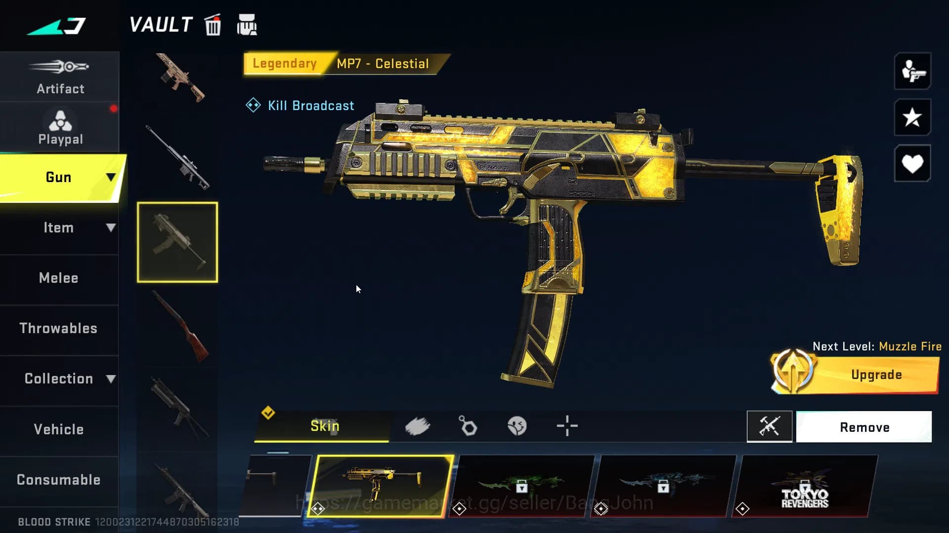 Blood Strike Accounts ASIA| ETERNAL Scorpious Voucher|7DS AK47,Kar98k,QB image 18