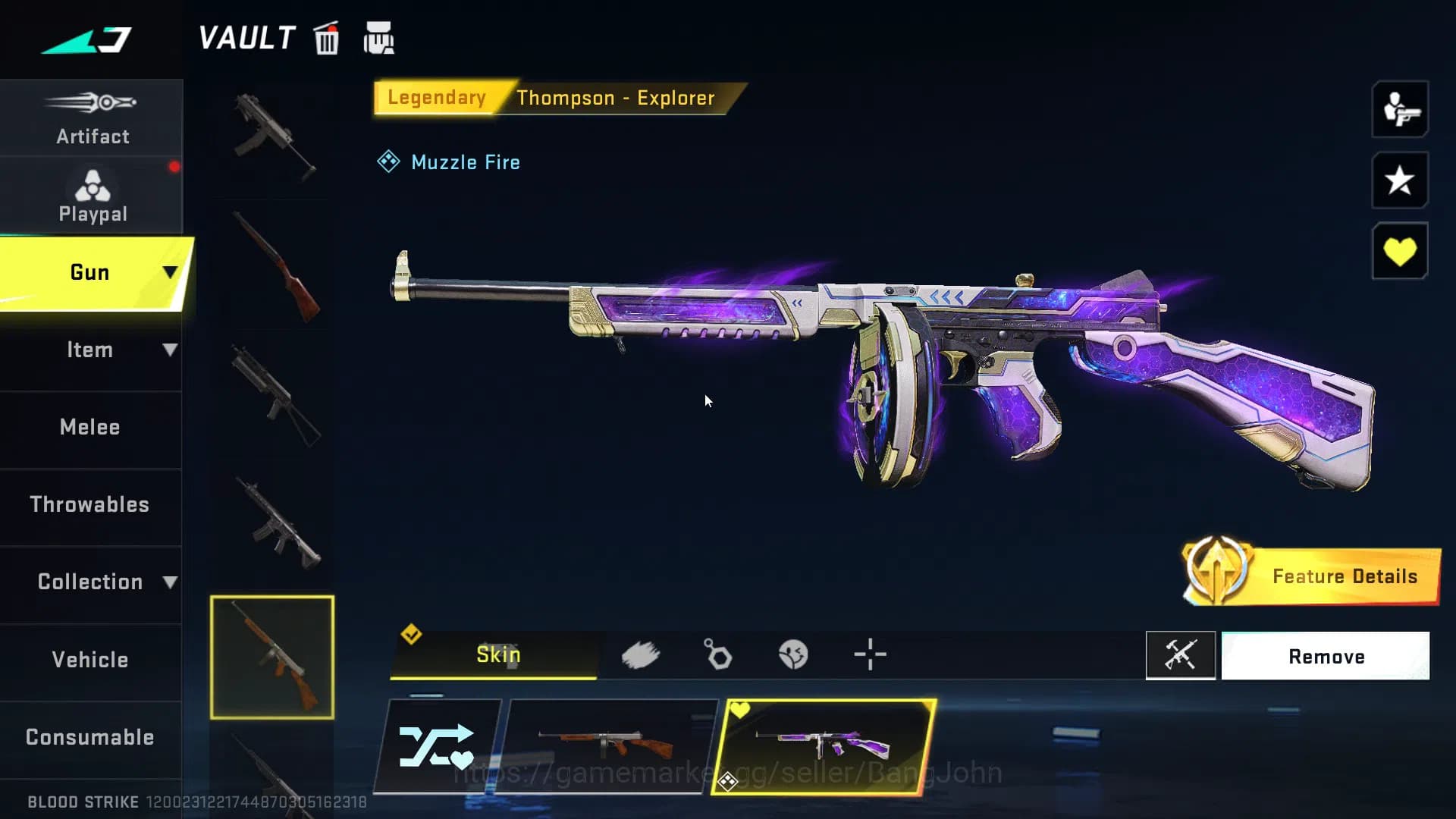 Blood Strike Accounts ASIA| ETERNAL Scorpious Voucher|7DS AK47,Kar98k,QB image 19