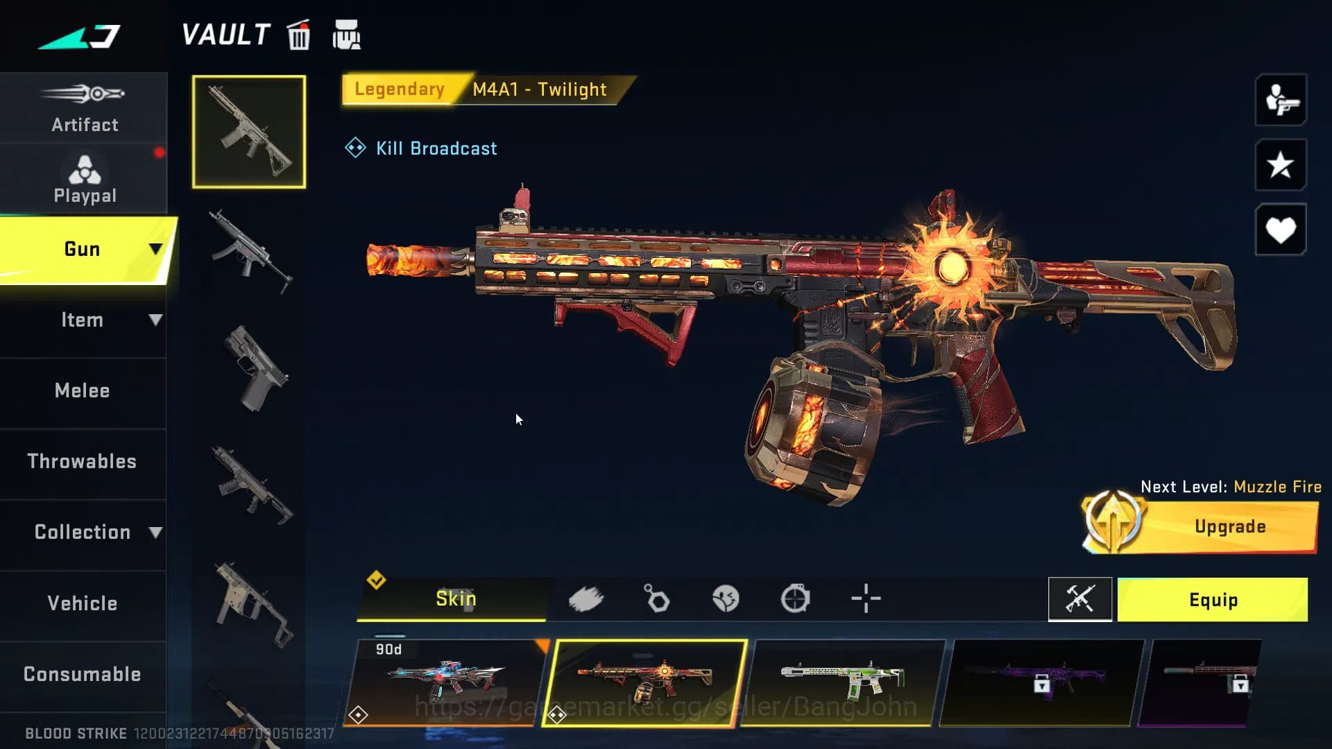 Blood Strike Accounts ASIA| ETERNAL Scorpious Voucher|7DS AK47,Kar98k,QB image 2