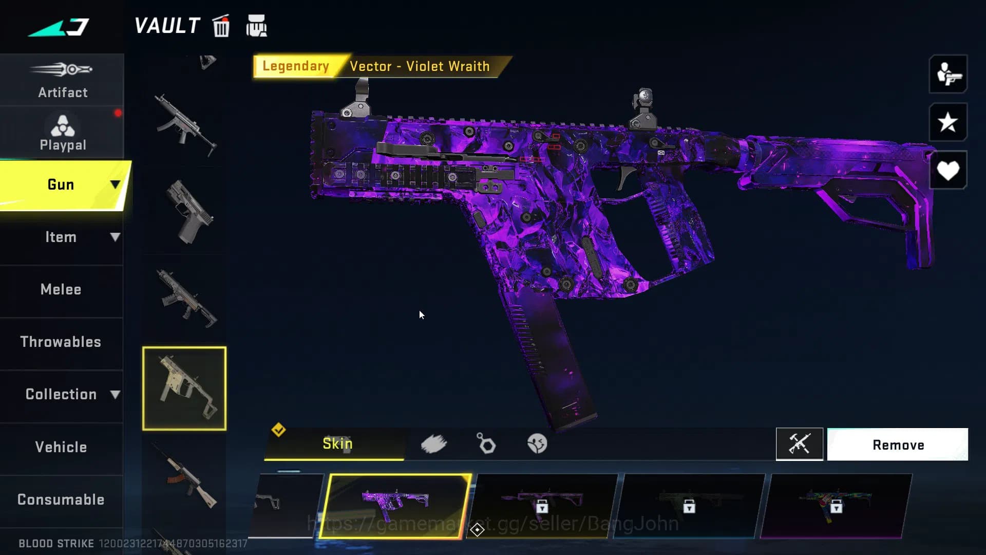 Blood Strike Accounts ASIA| ETERNAL Scorpious Voucher|7DS AK47,Kar98k,QB image 4