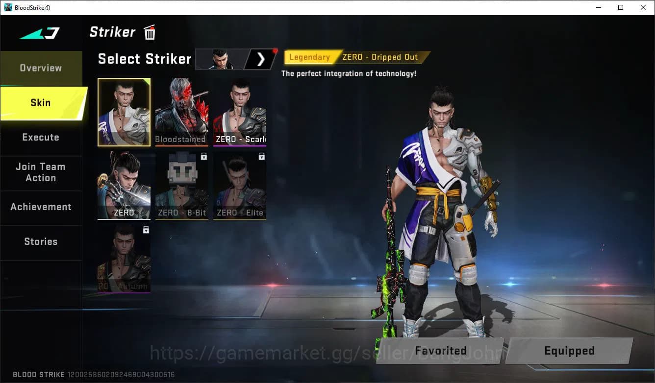 Blood Strike Accounts ASIA LVL 50 GOLD ULTRA ORIGIN 12 ULTRA URB ASURA U image 13