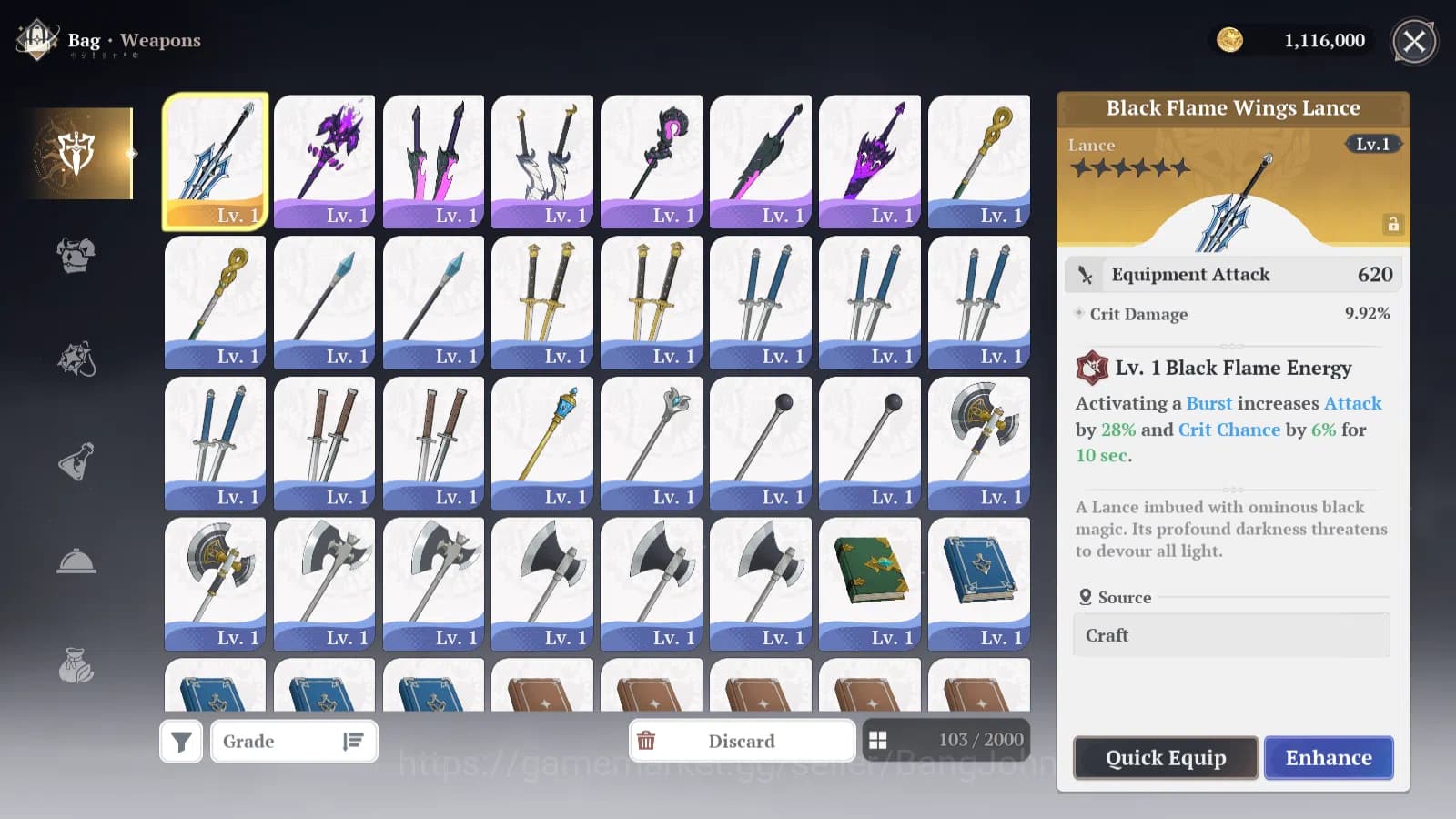 The Seven Deadly Sins: Origin Accounts EUROPE | Fresh Starter Lvl 2 |2 SSR| Escanor, Guil image 3