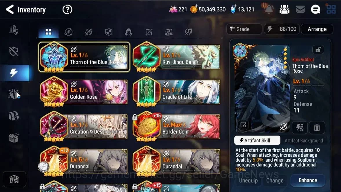 Epic Seven Accounts GLOBAL Unverif|New Era|8 ML(Salome,RoLight,NM Luna image 19