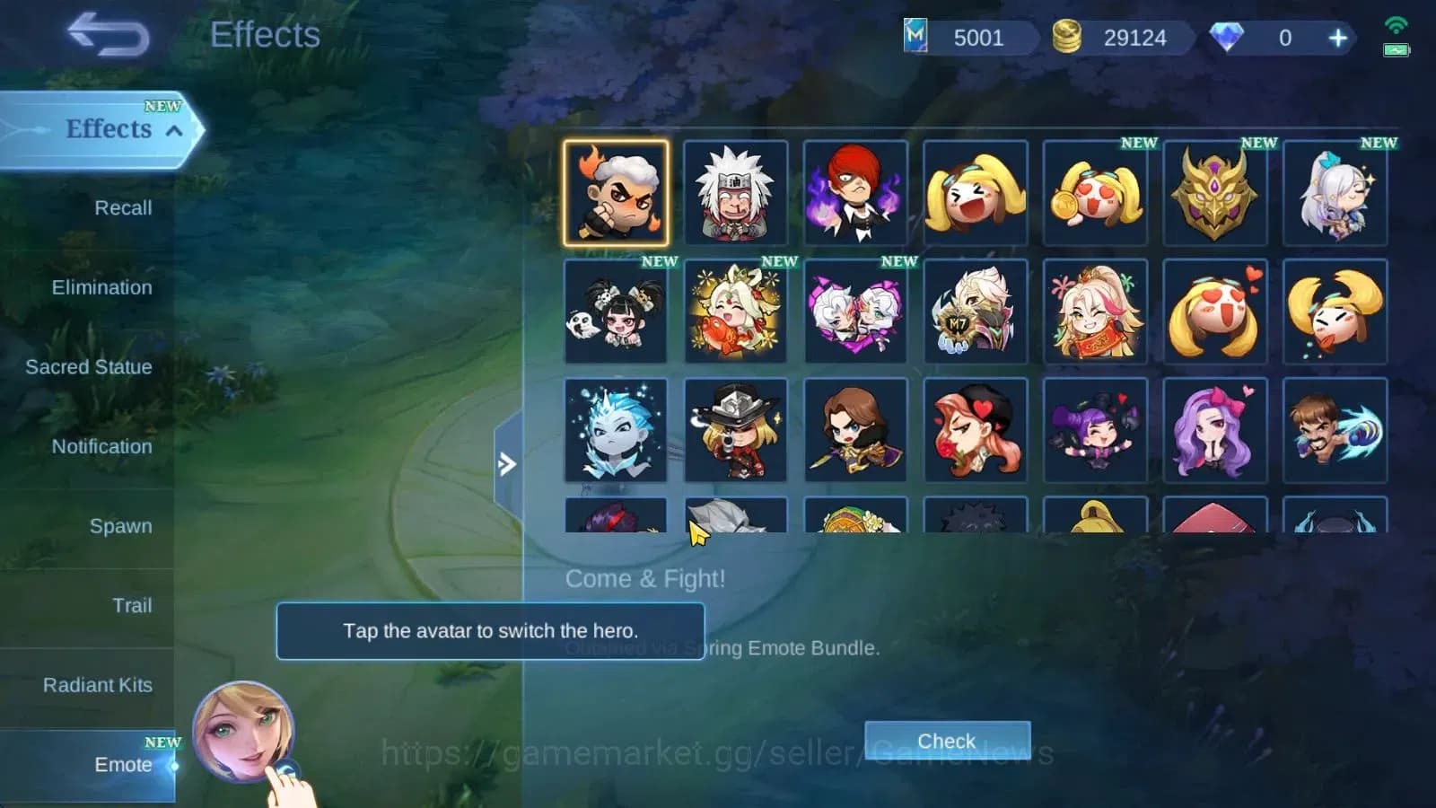 Mobile Legends: Bang Bang Accounts Hero 58|Skin 88|High Honor 27|SABER[Saber,Layla,Jo image 13