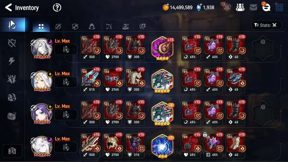 Epic Seven Accounts GLOBAL Unverif|New Era|5 ML(Salome,LOTScales,J Kis image 13