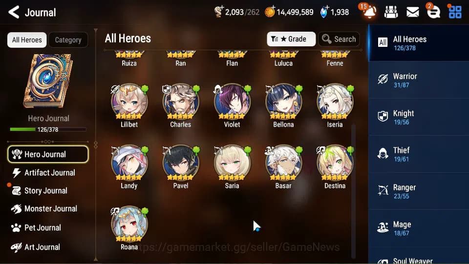 Epic Seven Accounts GLOBAL Unverif|New Era|5 ML(Salome,LOTScales,J Kis image 16