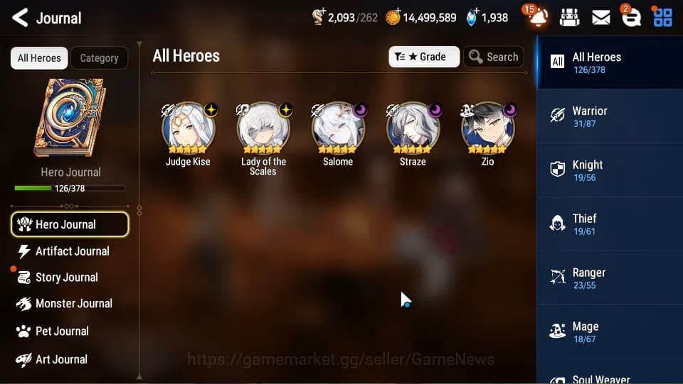 Epic Seven Accounts GLOBAL Unverif|New Era|5 ML(Salome,LOTScales,J Kis image 18
