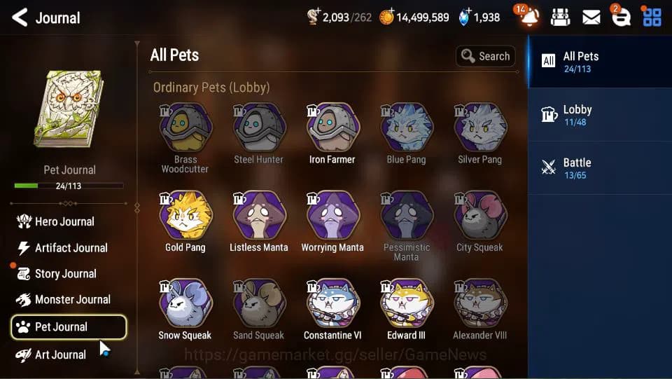 Epic Seven Accounts GLOBAL Unverif|New Era|5 ML(Salome,LOTScales,J Kis image 3