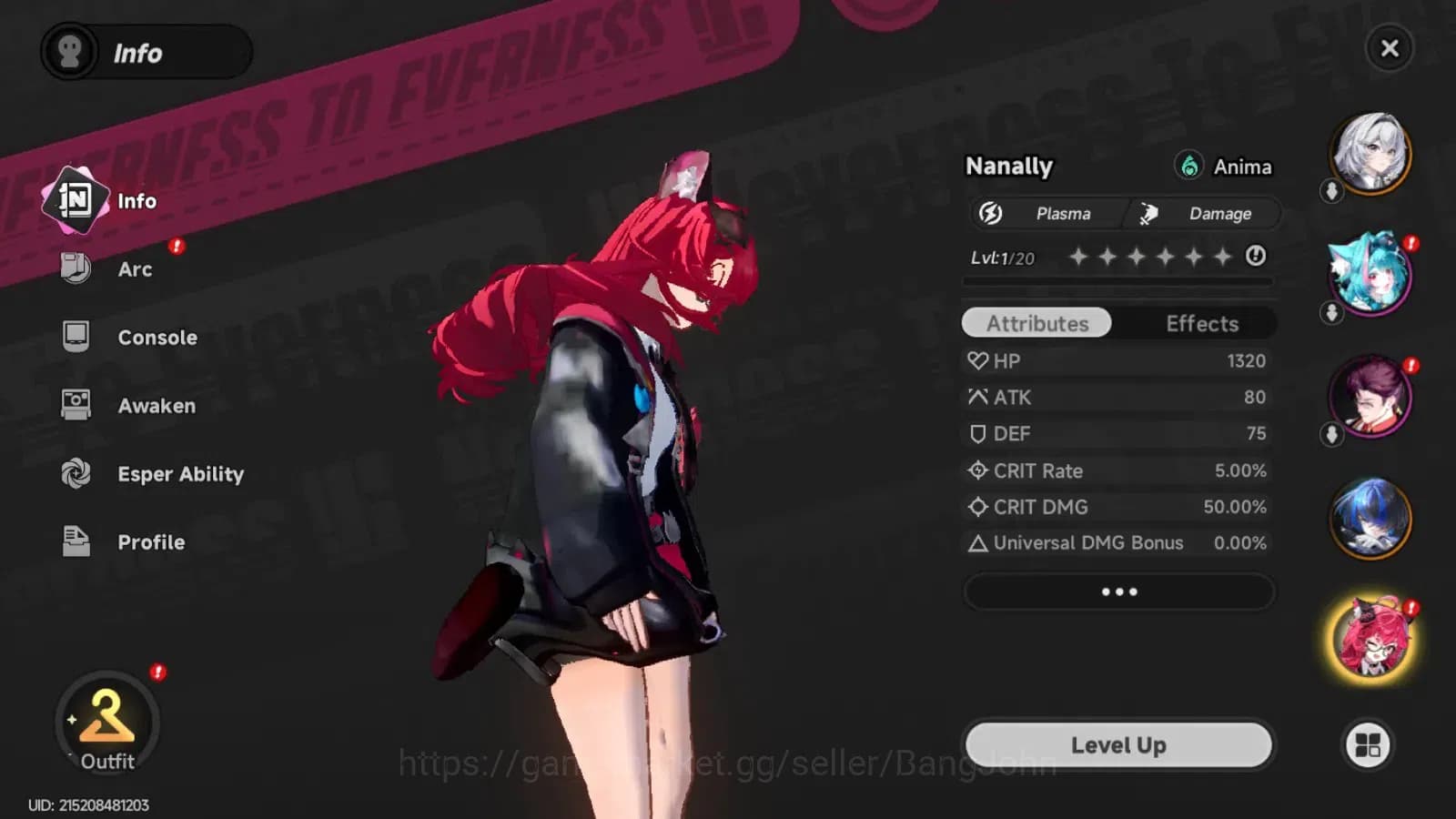 Neverness to Everness Accounts NA|Starter Lvl 3|2SSR(Nanally,Daffodil)+5SR+Sign H image 9