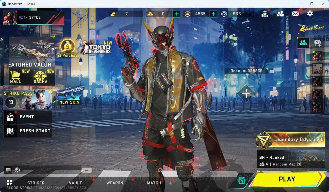 Blood Strike Accounts ASIA | 1 ETERNAL: Desert Eagle-Scorpius | 1 7DS | image 1