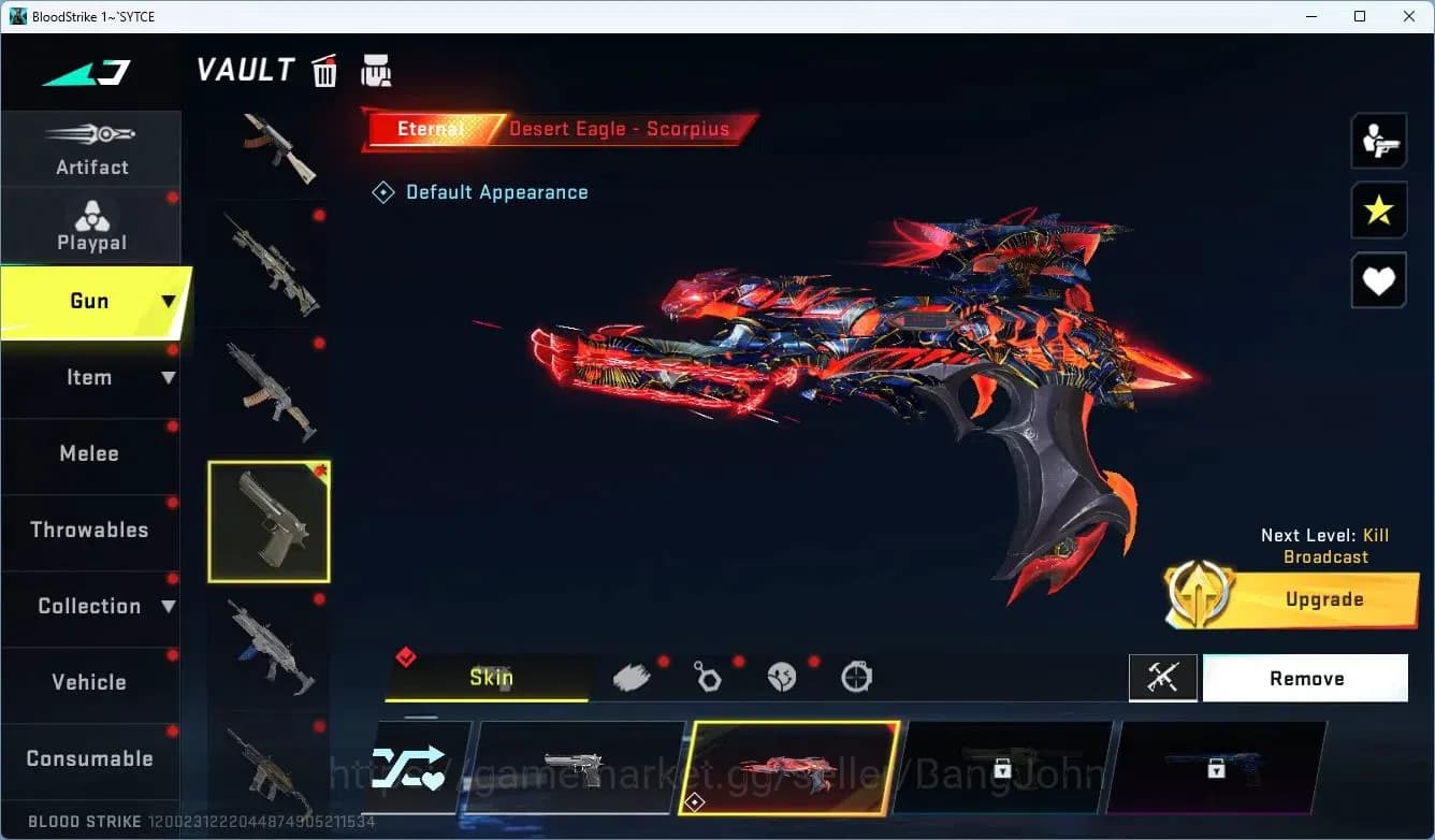 Blood Strike Accounts ASIA | 1 ETERNAL: Desert Eagle-Scorpius | 1 7DS | image 6