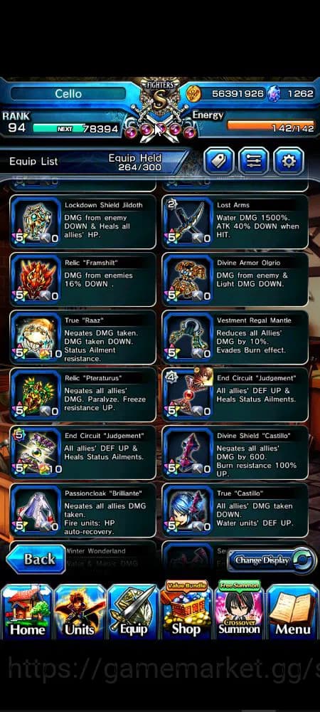 Grand Summoners Accounts Global|Rank 94|1,2k cc|18 Ascend+6 TW|[Okarun,S Ch image 5