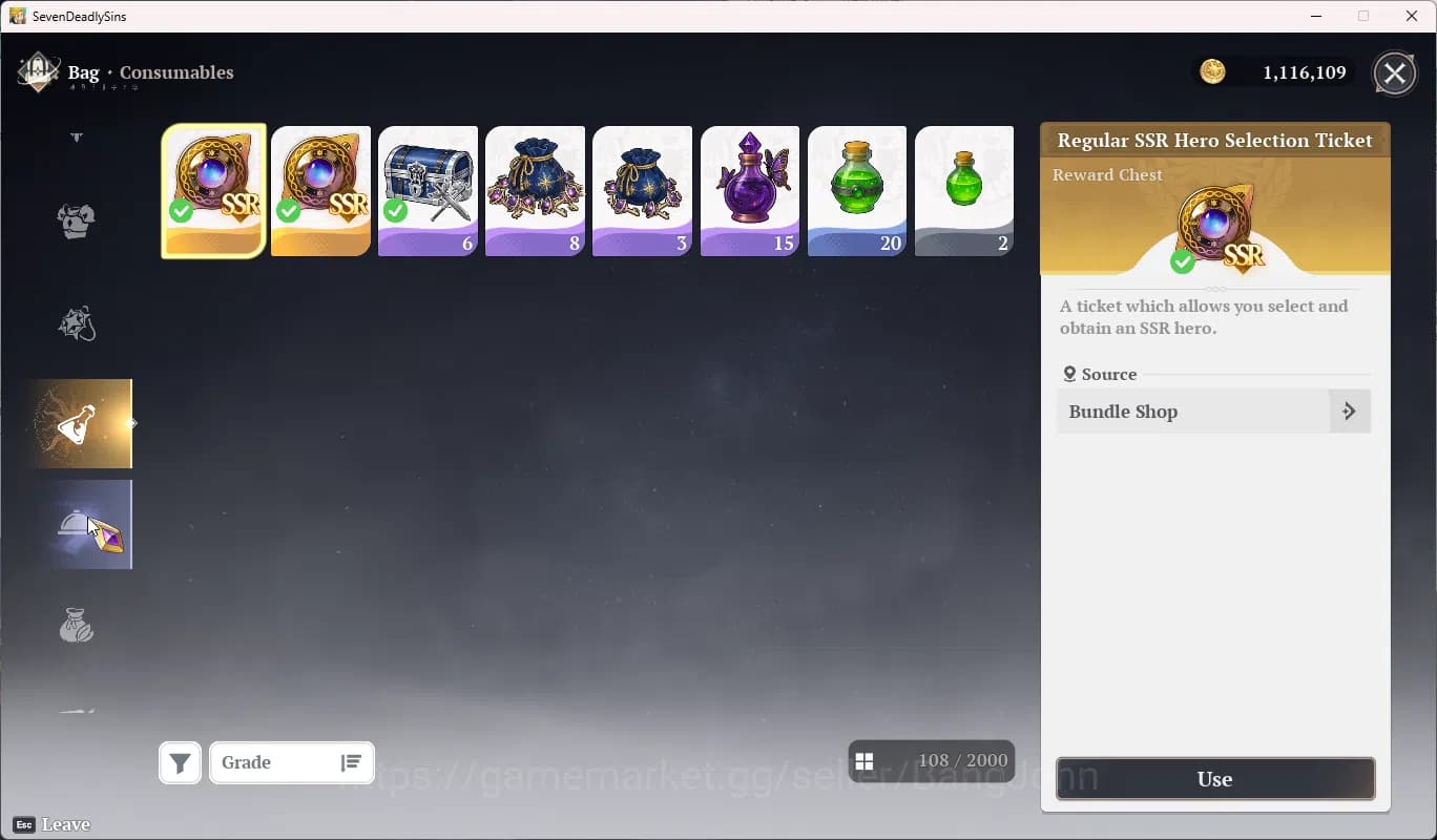 The Seven Deadly Sins: Origin Accounts NA West|FreshStarterLvl|3SSR|Escanor,Guila,mannie+ image 3