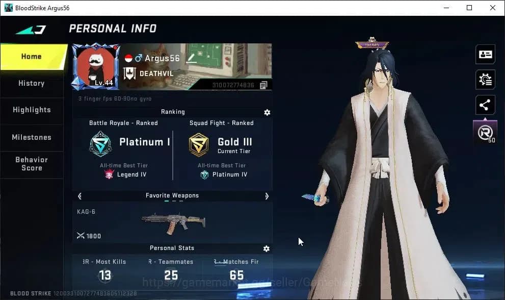 Blood Strike Accounts ASIA|8 ULTRA BF KNIFE-SYNTHWAVE +[Val,Volt,Origin- image 2