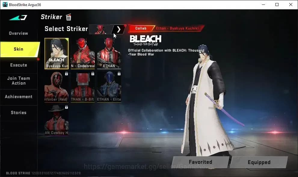 Blood Strike Accounts ASIA|8 ULTRA BF KNIFE-SYNTHWAVE +[Val,Volt,Origin- image 3