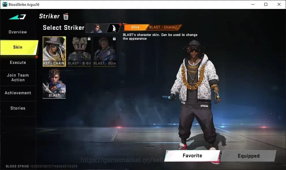 Blood Strike Accounts ASIA|8 ULTRA BF KNIFE-SYNTHWAVE +[Val,Volt,Origin- image 7
