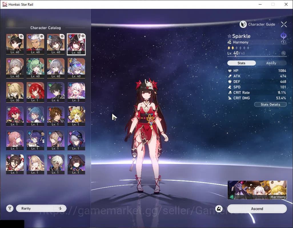 Honkai Star Rail Accounts Asia|TL 26|8 Limited|SW 999,Huohuo,Argenti,Sparkle image 9