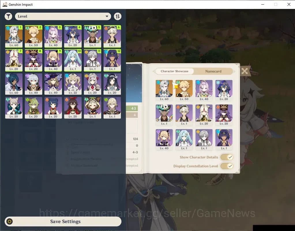 Genshin Impact Accounts Asia|AR43|1Limited+1(*5WP)| Neuvillete |1Skin|McMa image 1