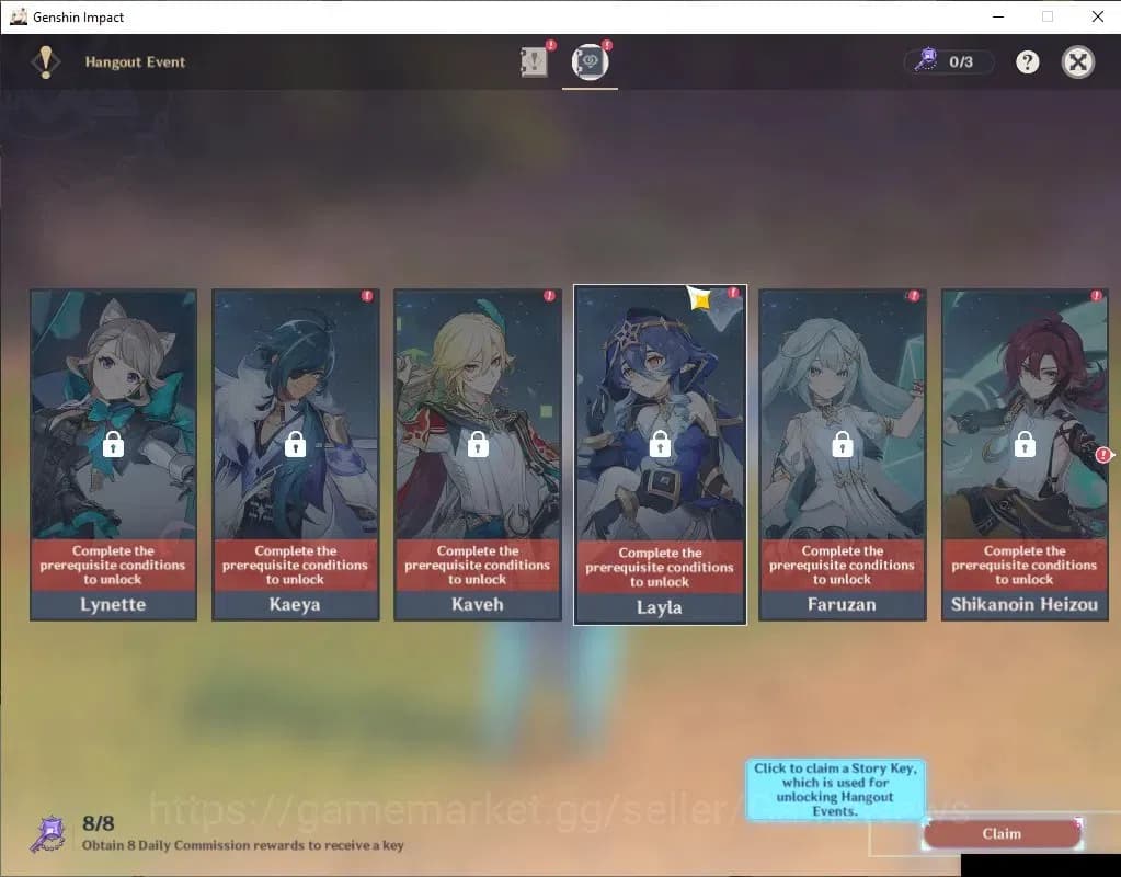 Genshin Impact Accounts Asia|AR43|1Limited+1(*5WP)| Neuvillete |1Skin|McMa image 13