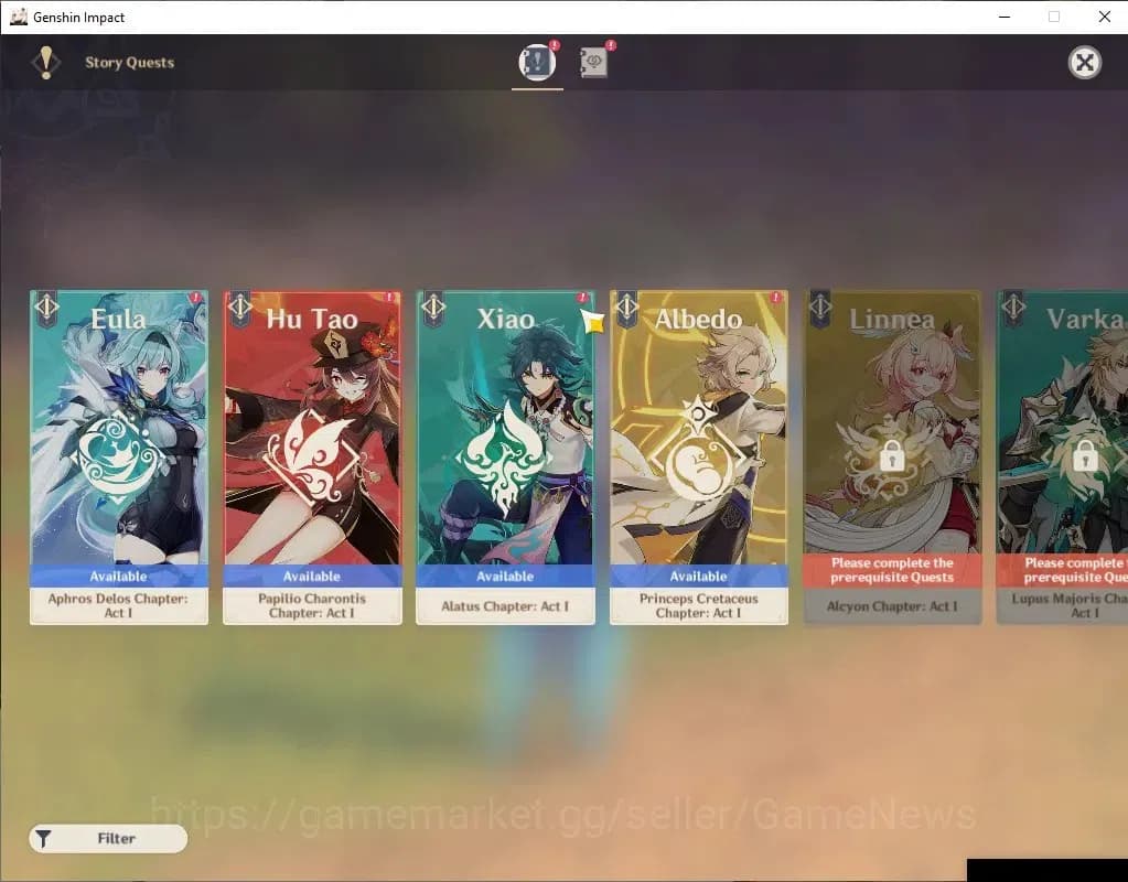 Genshin Impact Accounts Asia|AR43|1Limited+1(*5WP)| Neuvillete |1Skin|McMa image 14