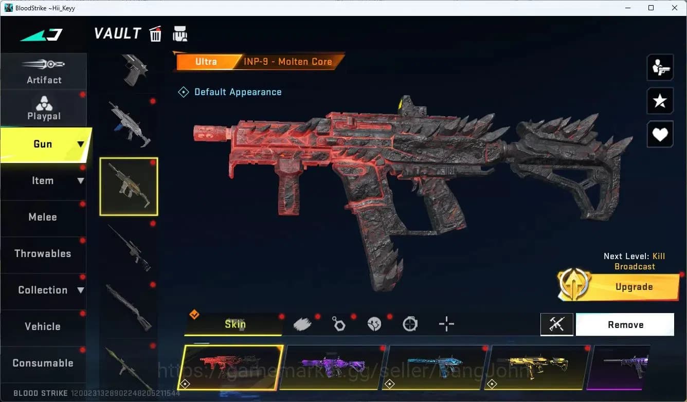 Blood Strike Accounts ASIA | 2 ETERNAL: AK47,KAG-6|1 TR|5 ULTRA Guns|1 L image 12