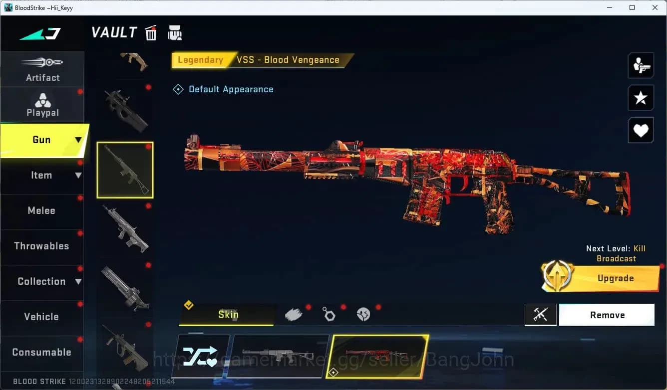Blood Strike Accounts ASIA | 2 ETERNAL: AK47,KAG-6|1 TR|5 ULTRA Guns|1 L image 16