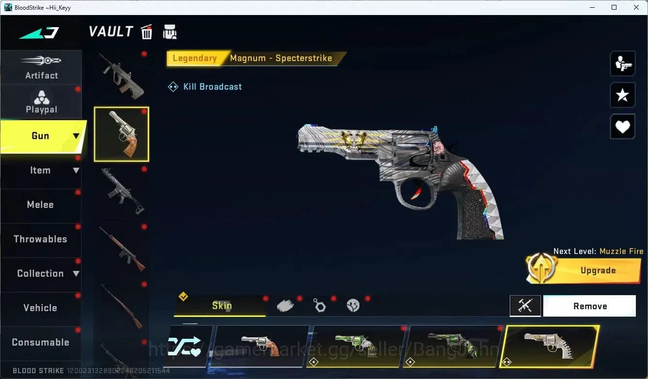 Blood Strike Accounts ASIA | 2 ETERNAL: AK47,KAG-6|1 TR|5 ULTRA Guns|1 L image 19