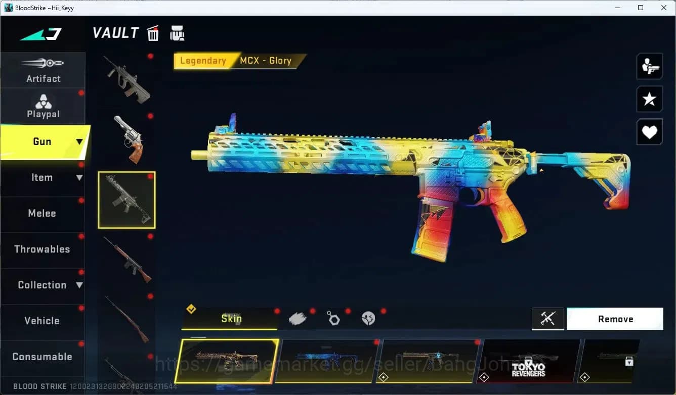 Blood Strike Accounts ASIA | 2 ETERNAL: AK47,KAG-6|1 TR|5 ULTRA Guns|1 L image 20