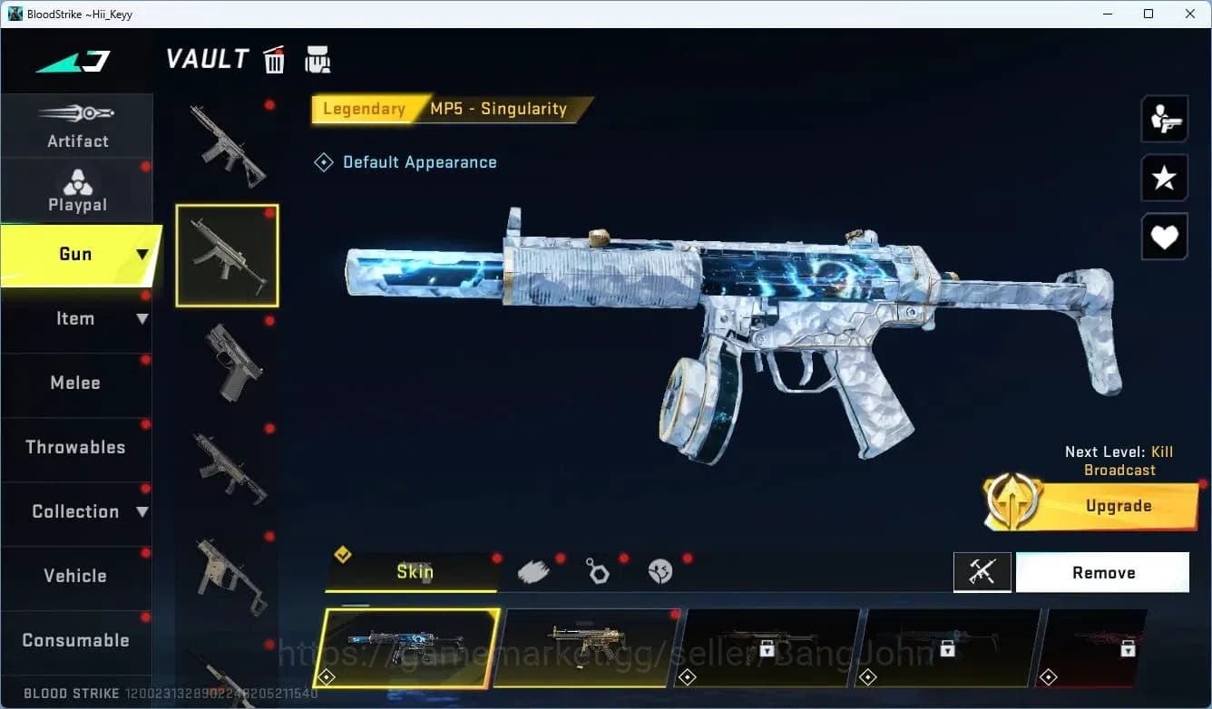 Blood Strike Accounts ASIA | 2 ETERNAL: AK47,KAG-6|1 TR|5 ULTRA Guns|1 L image 4