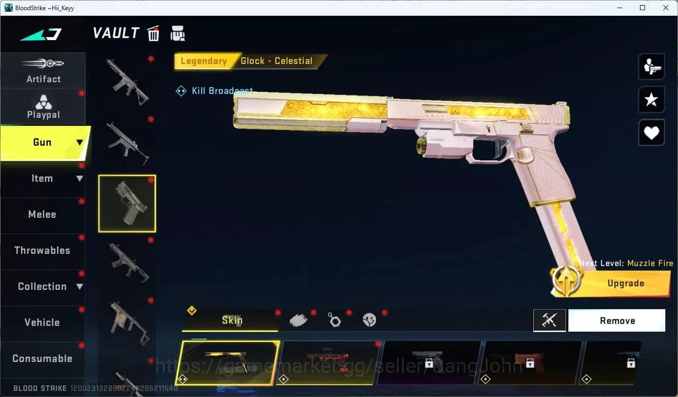 Blood Strike Accounts ASIA | 2 ETERNAL: AK47,KAG-6|1 TR|5 ULTRA Guns|1 L image 5