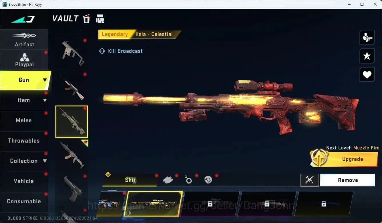 Blood Strike Accounts ASIA | 2 ETERNAL: AK47,KAG-6|1 TR|5 ULTRA Guns|1 L image 9